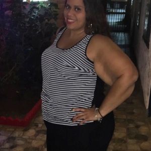 LANE BRYANT: Black & White tank